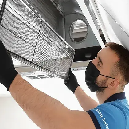 Our AC Coil Cleaning expert delivering the service in dubai