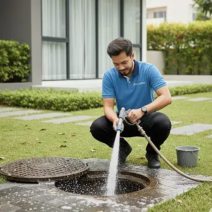 Villa Drainage Cleaning Service